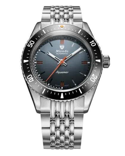 Nivada Grenchen Antarctic Diver Aquamar Grey