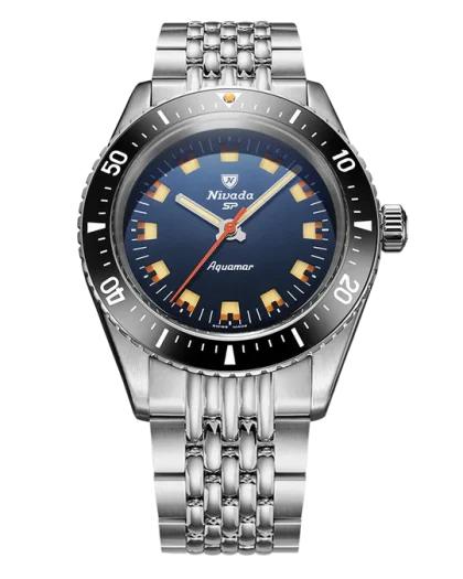 Nivada Grenchen Antarctic Diver Aquamar Blue - Bilde 9