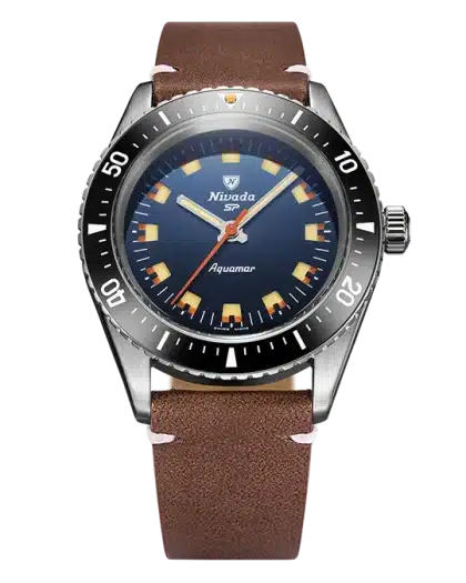 Nivada Grenchen Antarctic Diver Aquamar Blue - Bilde 16