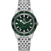 Produktbilde av Rado Captain Cook 37mm med grønn urskive på stållenke. Ref. R32500323.