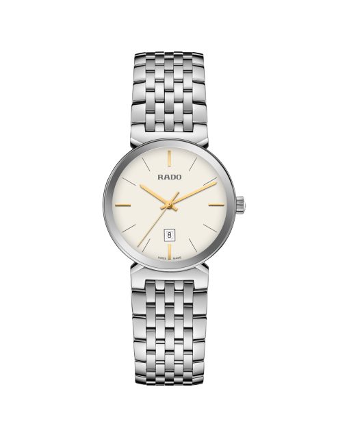 Produktbilde av Rado Florence Classic 30mm med hvit urskive på stållenke. Ref. R48913013.