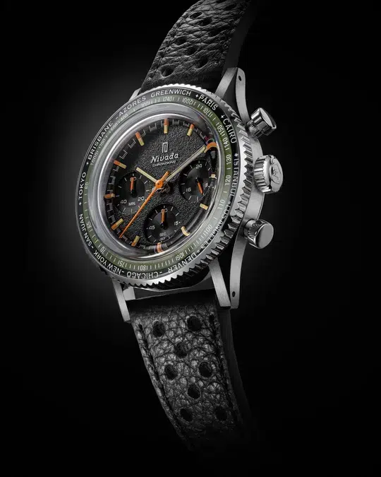 Nivada Grenchen Chronoking Mecaquartz Inter. Bezel - Bilde 2