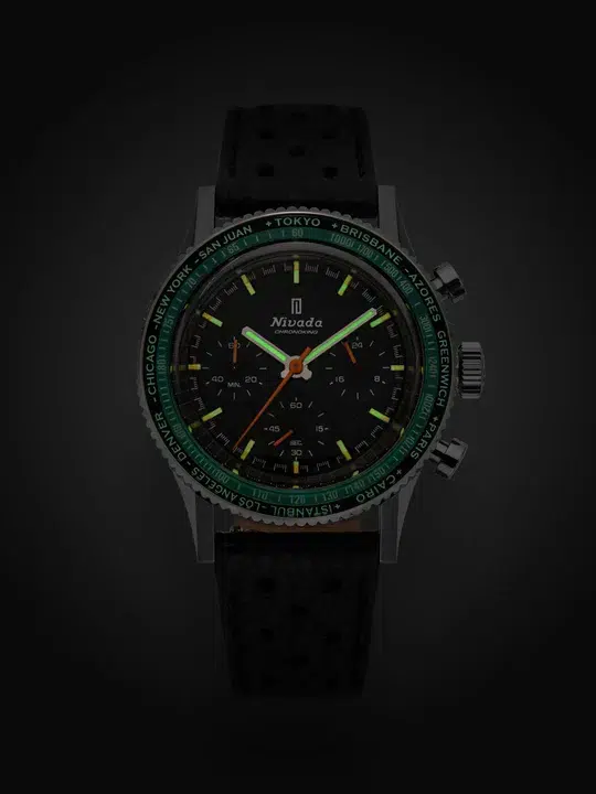 Nivada Grenchen Chronoking Mecaquartz Inter. Bezel - Bilde 28