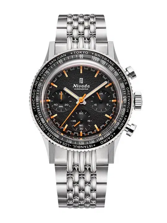 Nivada Grenchen Chronoking Mecaquartz Inter. Bezel - Bilde 34