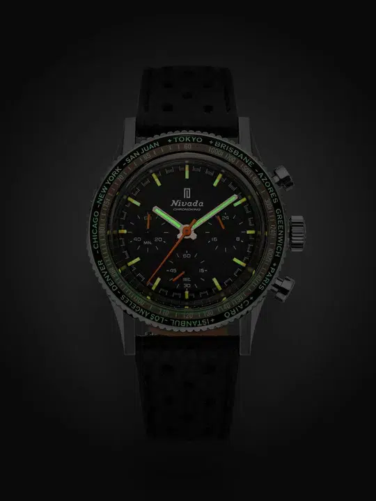 Nivada Grenchen Chronoking Mecaquartz Inter. Bezel - Bilde 27