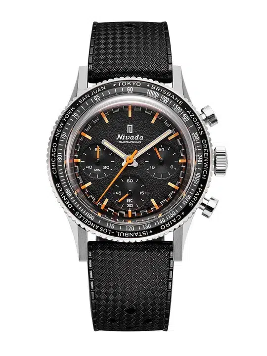 Nivada Grenchen Chronoking Mecaquartz Inter. Bezel - Bilde 35