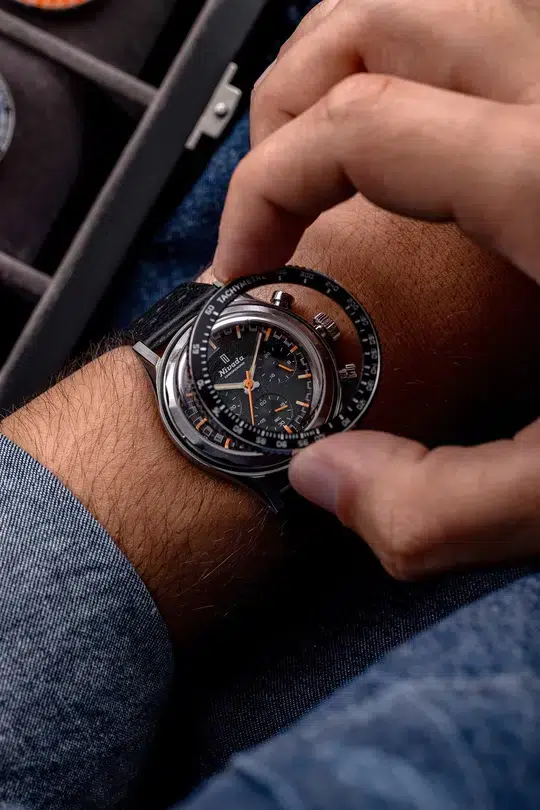 Nivada Grenchen Chronoking Mecaquartz Inter. Bezel - Bilde 8