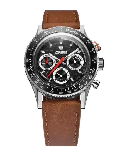 Nivada Grenchen Chronoking Mechaquartz Racing Black - Bilde 9