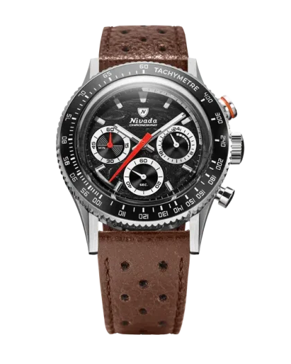 Nivada Grenchen Chronoking Mechaquartz Racing Black - Bilde 10