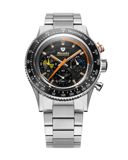 Nivada Grenchen Chronoking Mechaquartz Racing Carbon