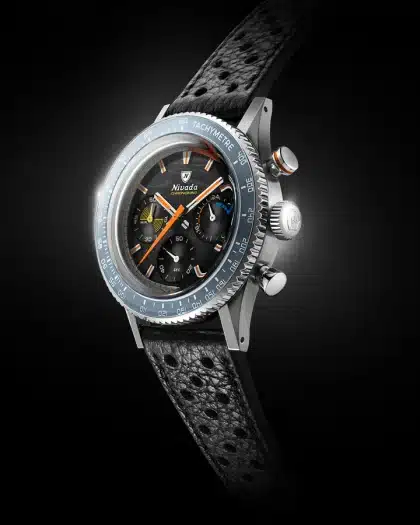 Nivada Grenchen Chronoking Mechaquartz Racing Carbon - Bilde 9