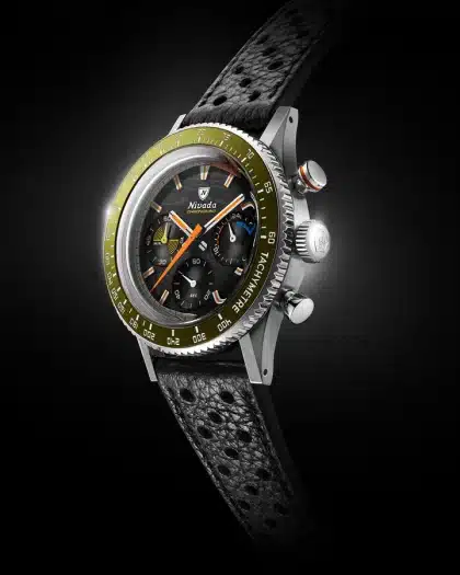 Nivada Grenchen Chronoking Mechaquartz Racing Carbon - Bilde 10