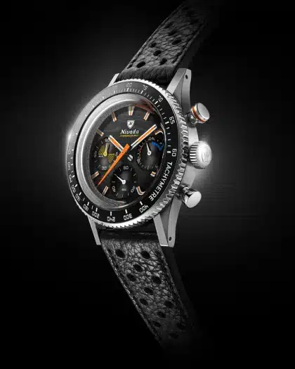 Nivada Grenchen Chronoking Mechaquartz Racing Carbon - Bilde 13