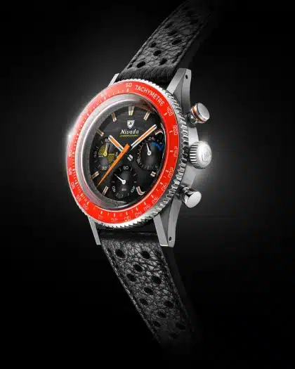 Nivada Grenchen Chronoking Mechaquartz Racing Carbon - Bilde 15