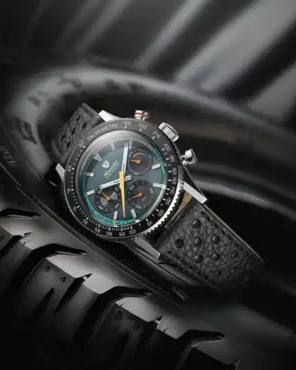 Nivada Grenchen Chronoking Mechaquartz Racing Green - Bilde 2