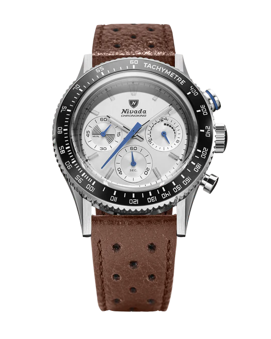 Nivada Grenchen Chronoking Mechaquartz Racing Grey - Bilde 14