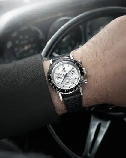 Nivada Grenchen Chronoking Mechaquartz Racing Grey - Bilde 4