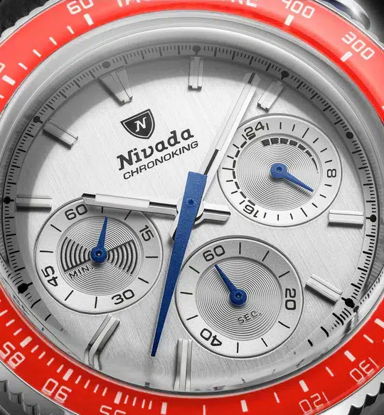 Nivada Grenchen Chronoking Mechaquartz Racing Grey - Bilde 7