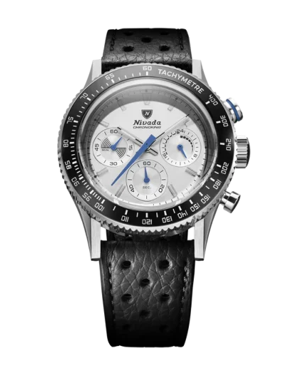 Nivada Grenchen Chronoking Mechaquartz Racing Grey - Bilde 20