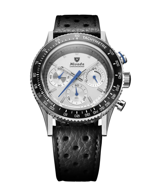 Nivada Grenchen Chronoking Mechaquartz Racing Grey - Bilde 13