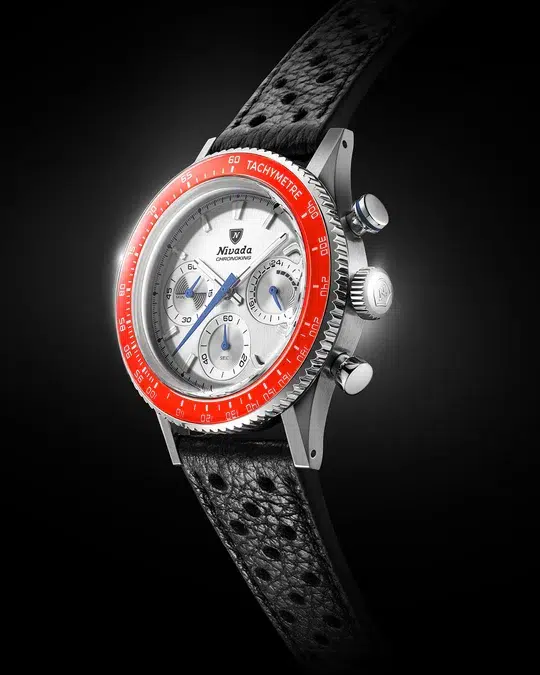 Nivada Grenchen Chronoking Mechaquartz Racing Grey - Bilde 11