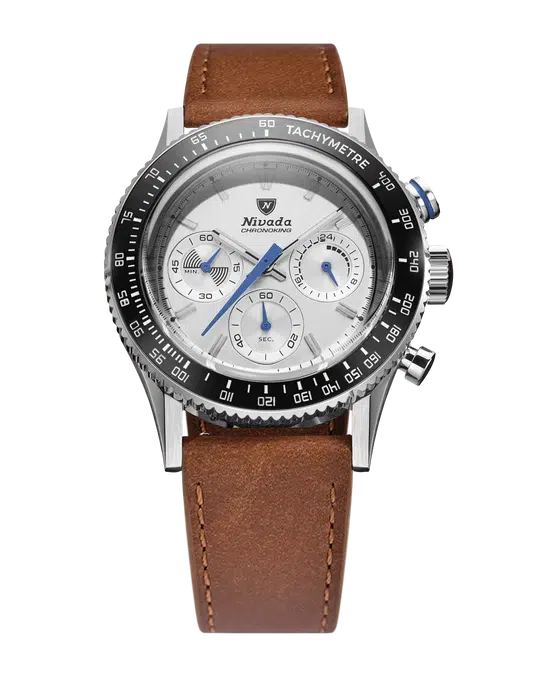 Nivada Grenchen Chronoking Mechaquartz Racing Grey - Bilde 19