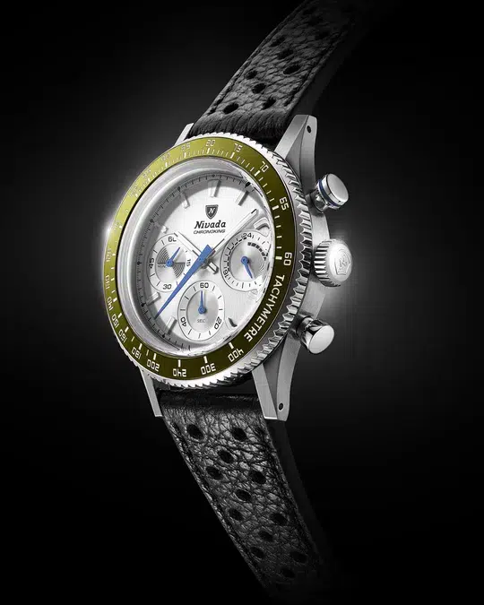 Nivada Grenchen Chronoking Mechaquartz Racing Grey - Bilde 10