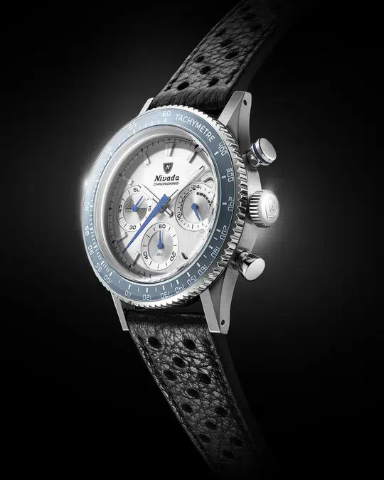 Nivada Grenchen Chronoking Mechaquartz Racing Grey - Bilde 5