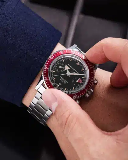 Nivada Grenchen Chronomaster Broad Arrow Inter.Bezel -38mm - Bilde 11