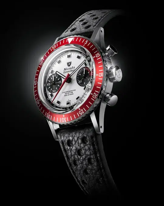 Nivada Grenchen Chronomaster Panda -38mm - Bilde 4