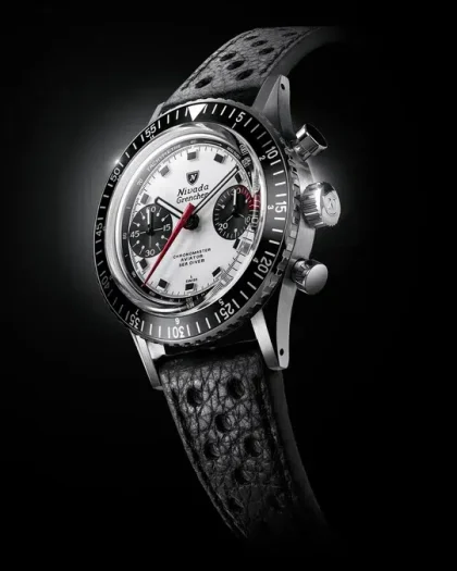 Nivada Grenchen Chronomaster Panda -38mm - Bilde 6