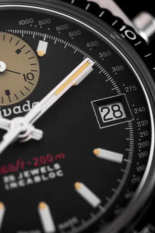 Nivada Grenchen Autochron Yellow - Bilde 5
