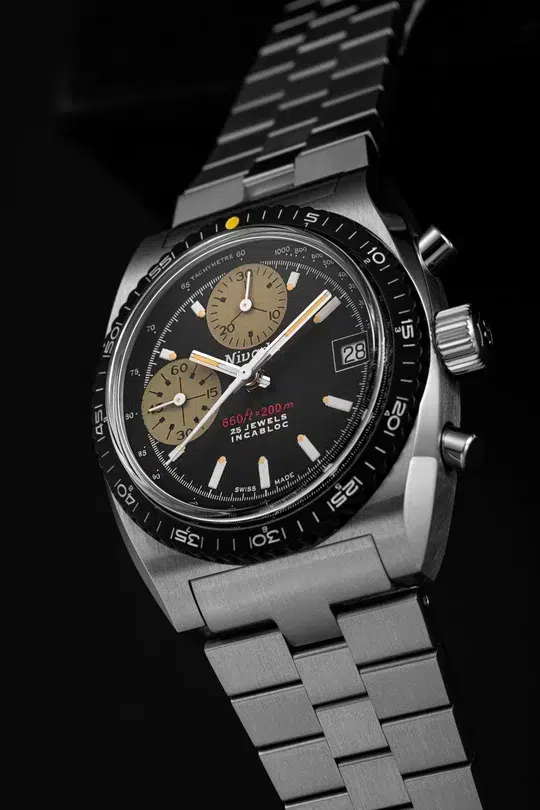 Nivada Grenchen Autochron Yellow - Bilde 2