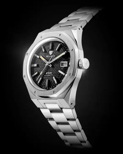 Nivada Grenchen F77 SST Black MK2 - 41mm - Bilde 4