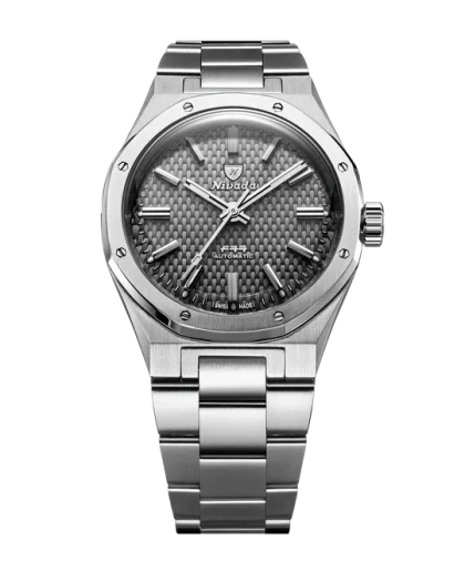 Nivada Grenchen F77 SST Grey MK2 - 38mm - Bilde 8