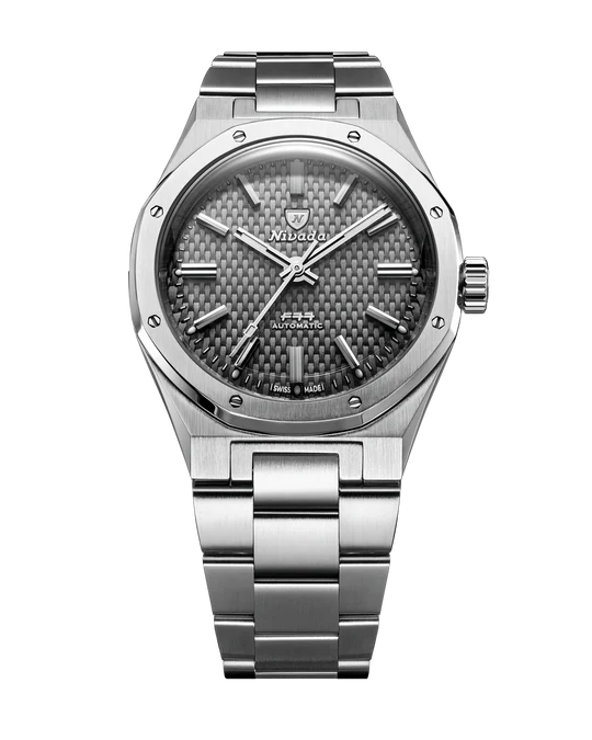 Nivada Grenchen F77 SST Grey MK2 - 38mm - Bilde 8