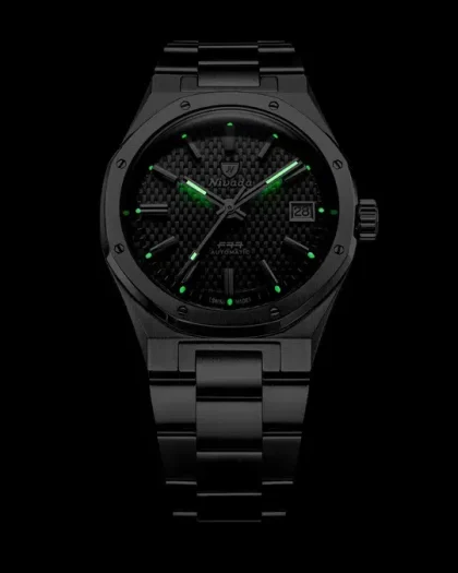 Nivada Grenchen F77 SST Grey MK2 - 38mm - Bilde 7