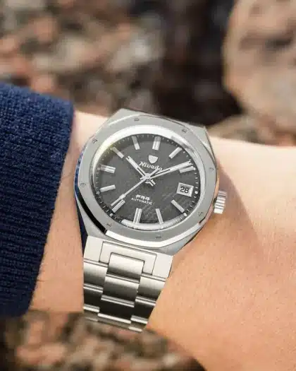 Nivada Grenchen F77 SST Grey MK2 - 38mm - Bilde 6