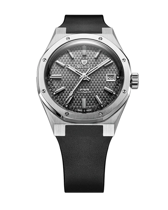 Nivada Grenchen F77 SST Grey MK2 - 38mm - Bilde 13