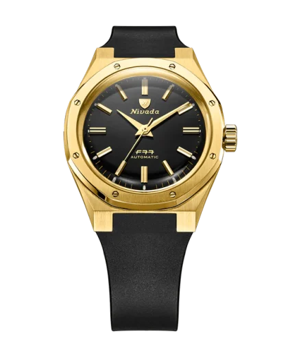 Nivada Grenchen F77 Gold MK2 - 38mm - Bilde 7