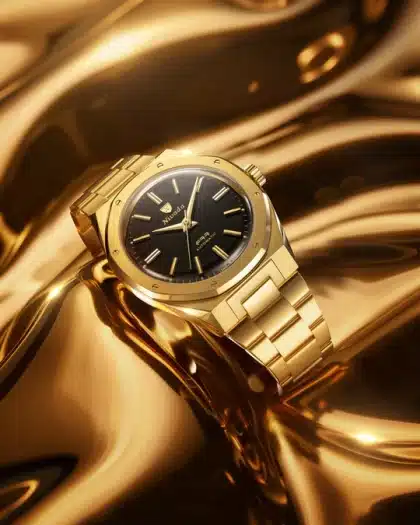 Nivada Grenchen F77 Gold MK2 - 38mm - Bilde 4
