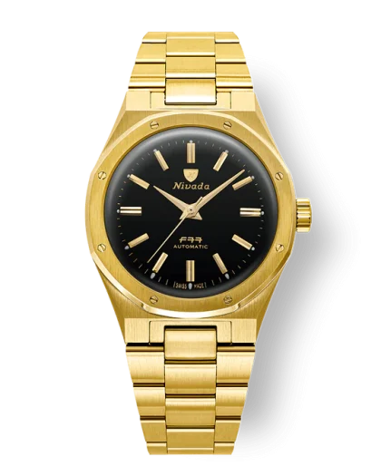Nivada Grenchen F77 Gold MK2 - 38mm - Bilde 5