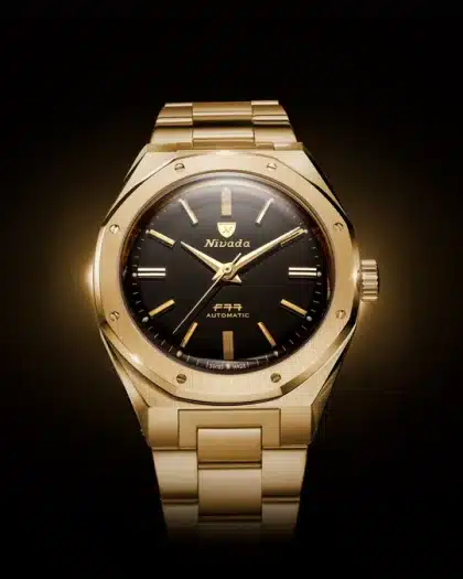 Nivada Grenchen F77 Gold MK2 - 38mm - Bilde 6