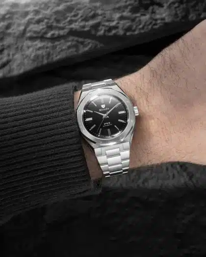 Nivada Grenchen F77 SST Onyx Dial MK2 - 38mm - Bilde 4