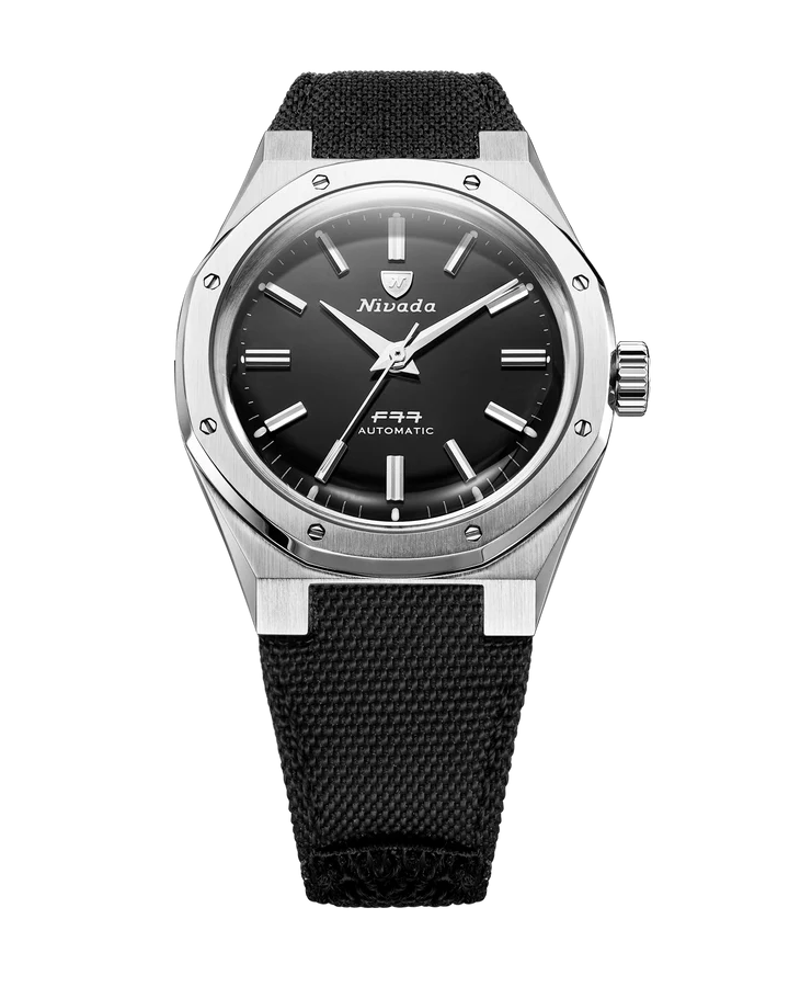 Nivada Grenchen F77 SST Onyx Dial MK2 - 38mm - Bilde 9
