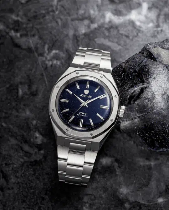 Nivada Grenchen F77 SST Dark Aventurine MK2 - 38mm - Bilde 3