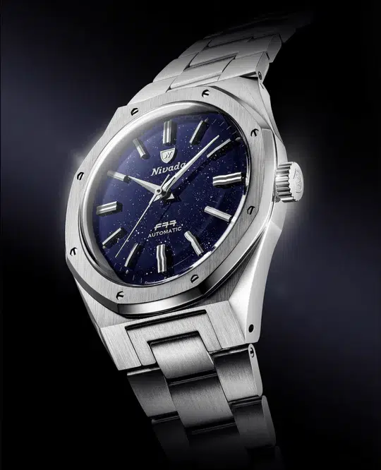Nivada Grenchen F77 SST Dark Aventurine MK2 - 38mm - Bilde 5