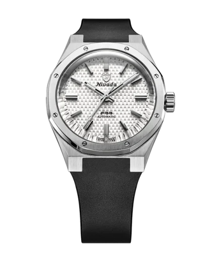 Nivada Grenchen F77 SST White MK2 - 38mm - Bilde 14