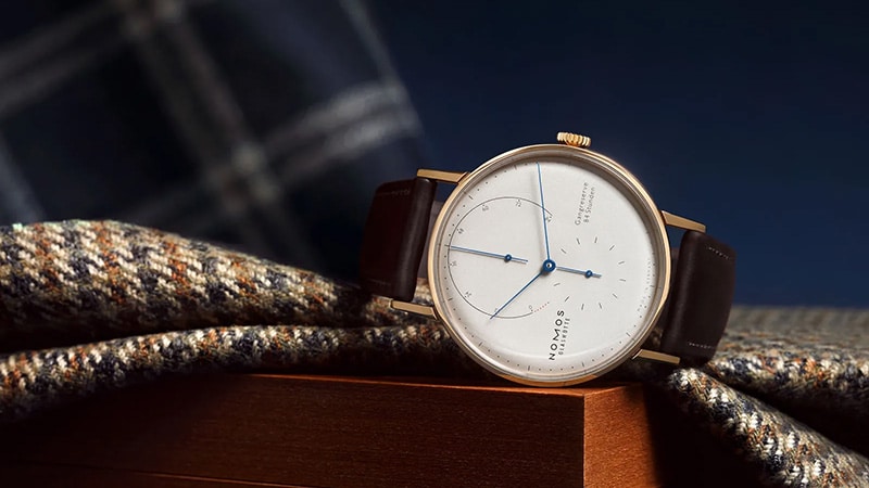 Nomos Glashütte Lambda klokker i Trondheim hos Urmaker Lian