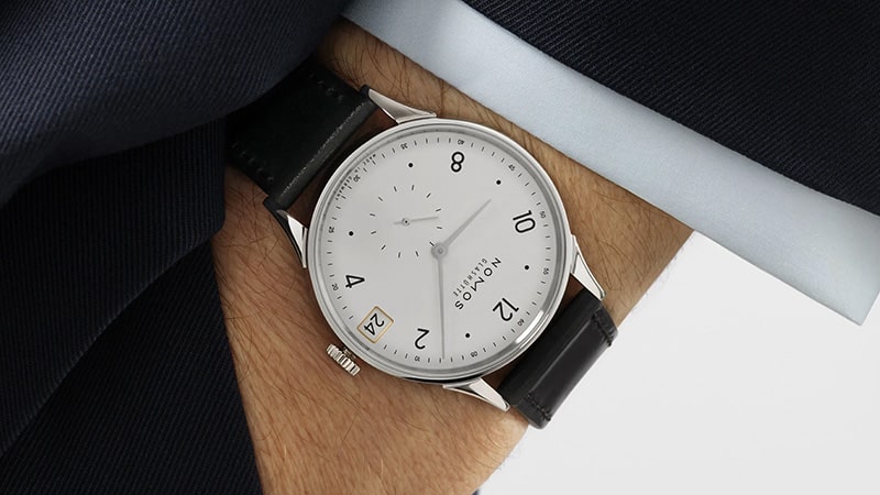 Nomos Glashütte Minimatik klokker i Trondheim hos Urmaker Lian